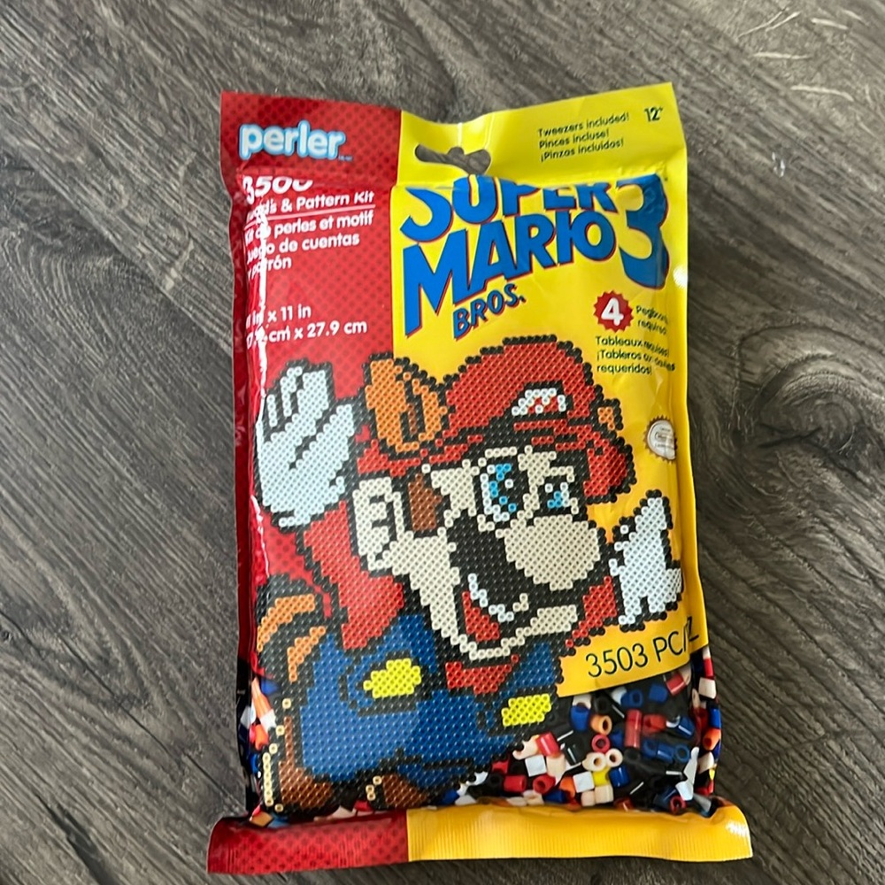 NEW bag of Super Mario 3 Perler beads